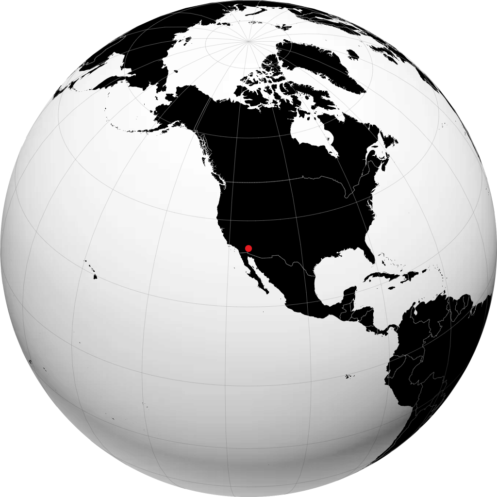 Blythe sur le globe
