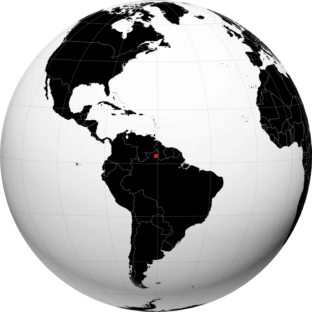 Boa Vista sur le globe