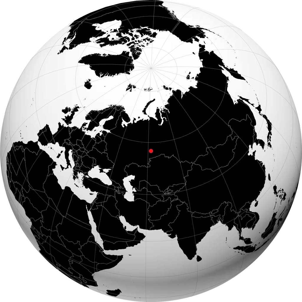 Bogdanovich sur le globe