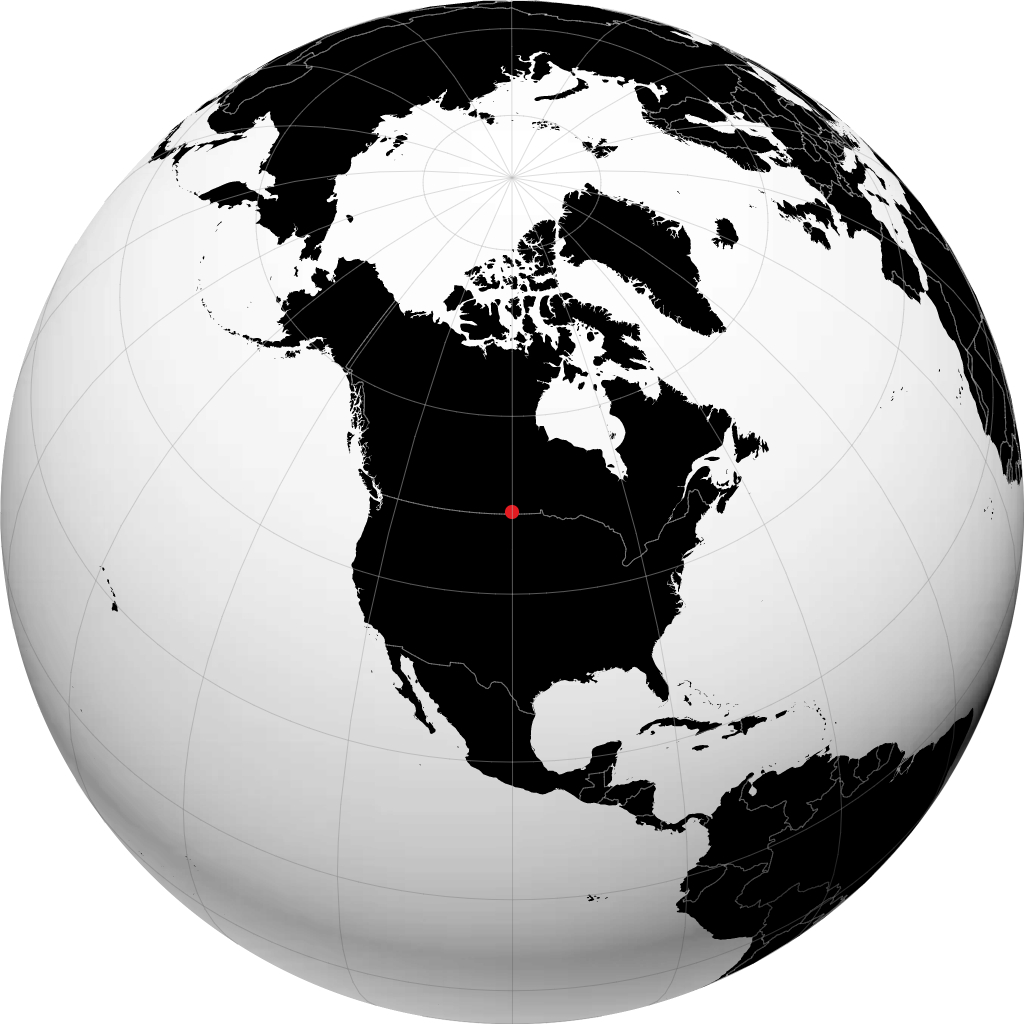 Boissevain sur le globe