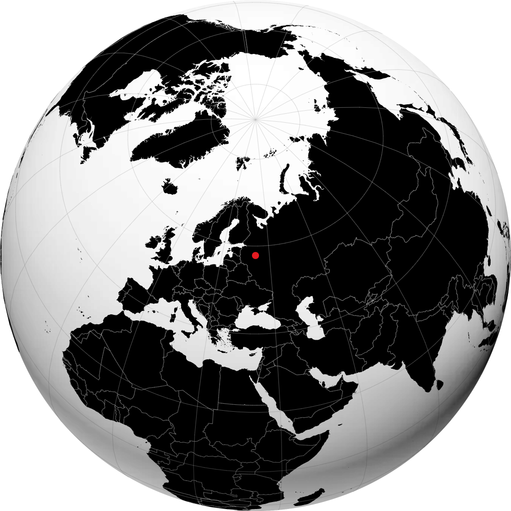 Bologoye sur le globe