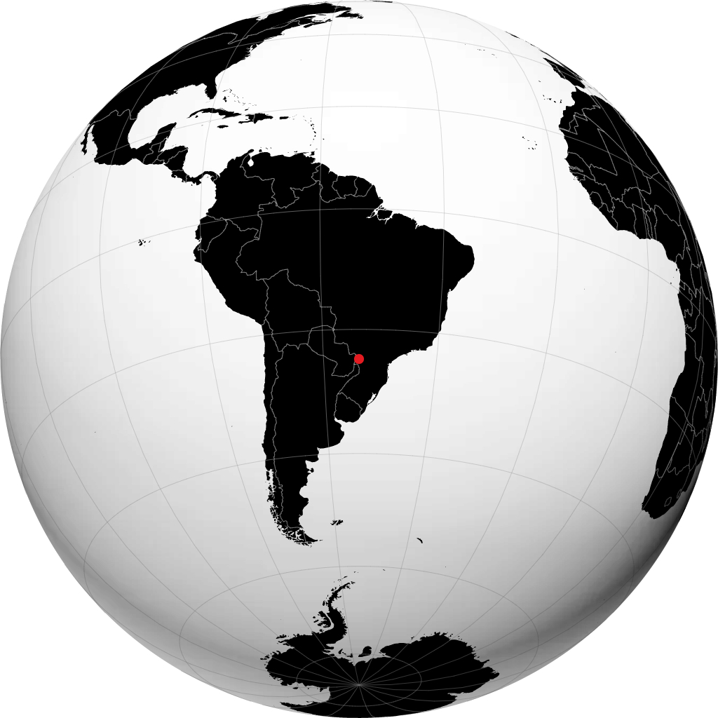 Toledo sur le globe