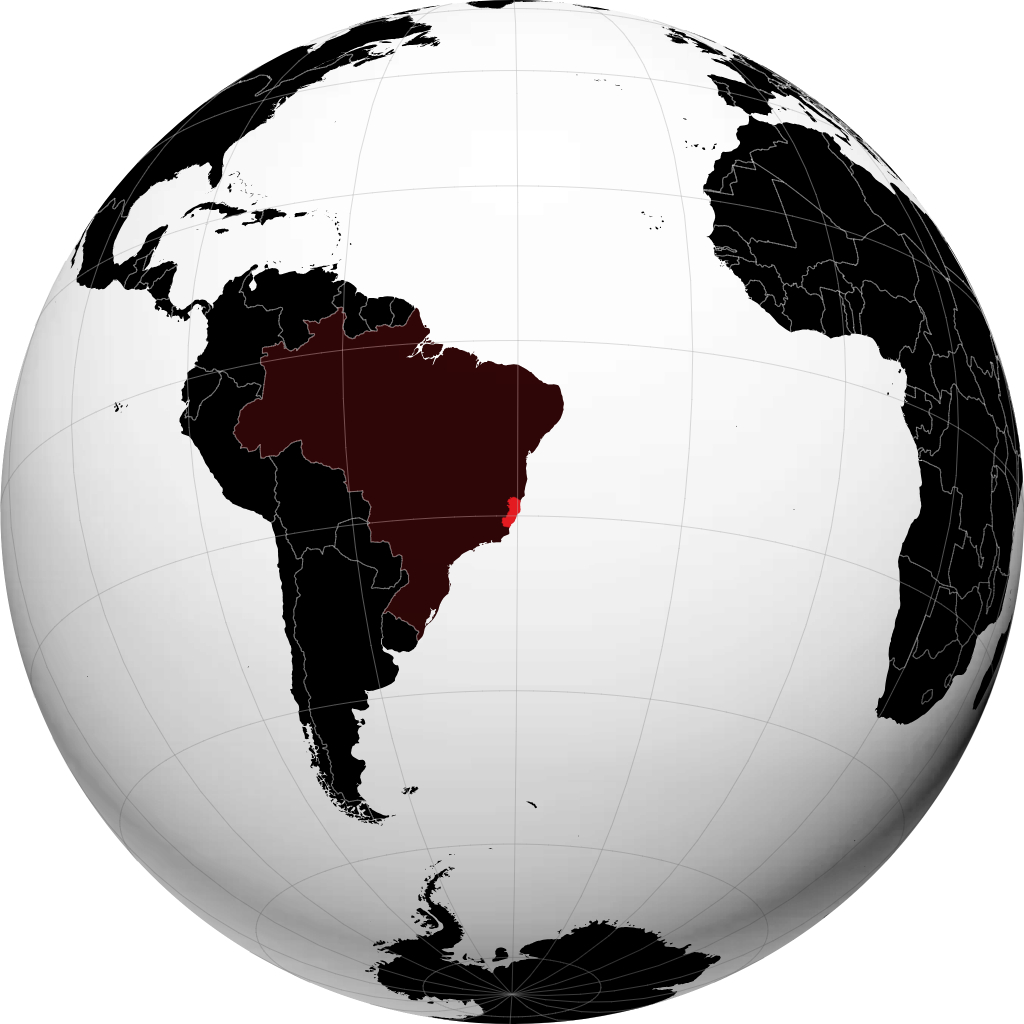 État d'Espírito Santo sur le globe