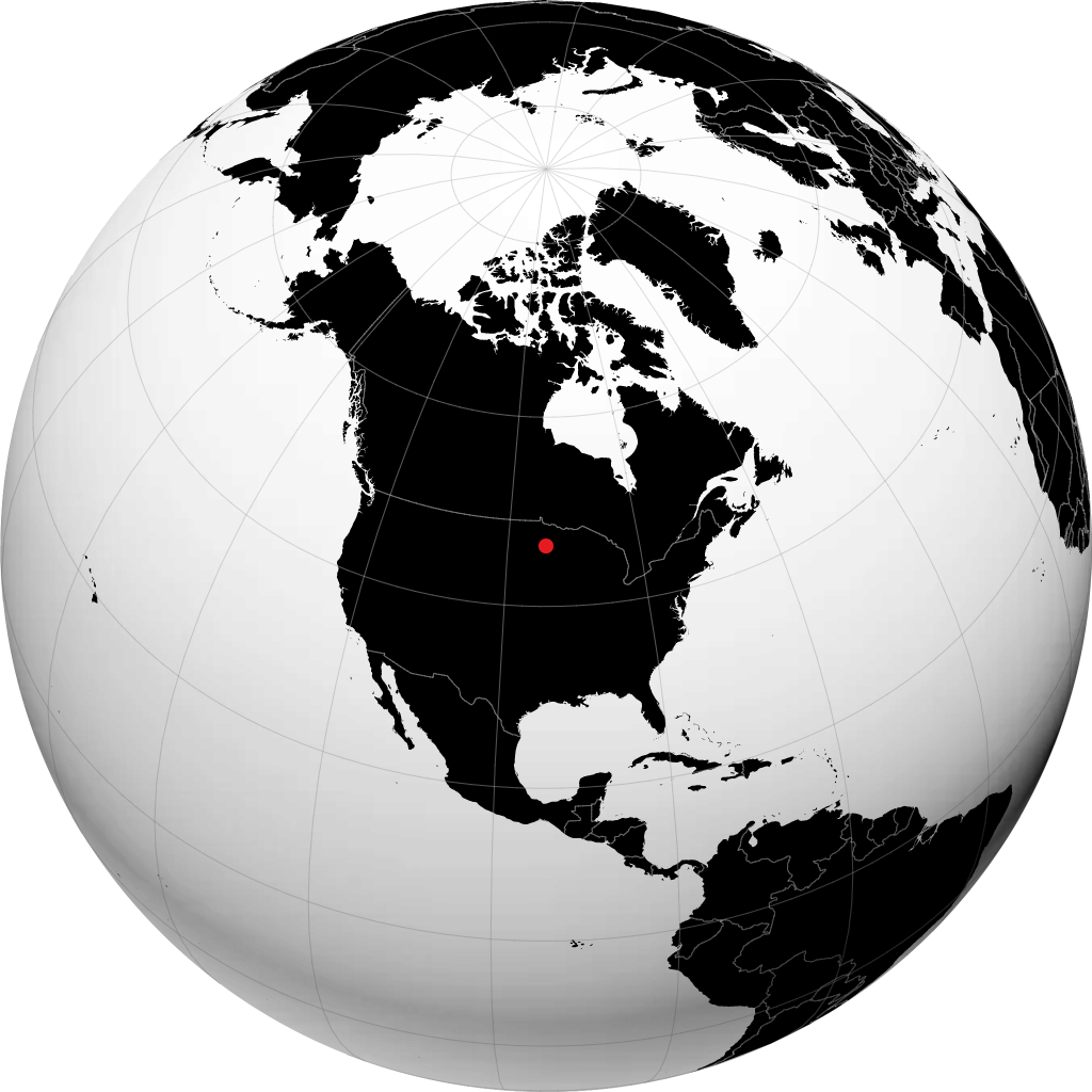 Brainerd sur le globe