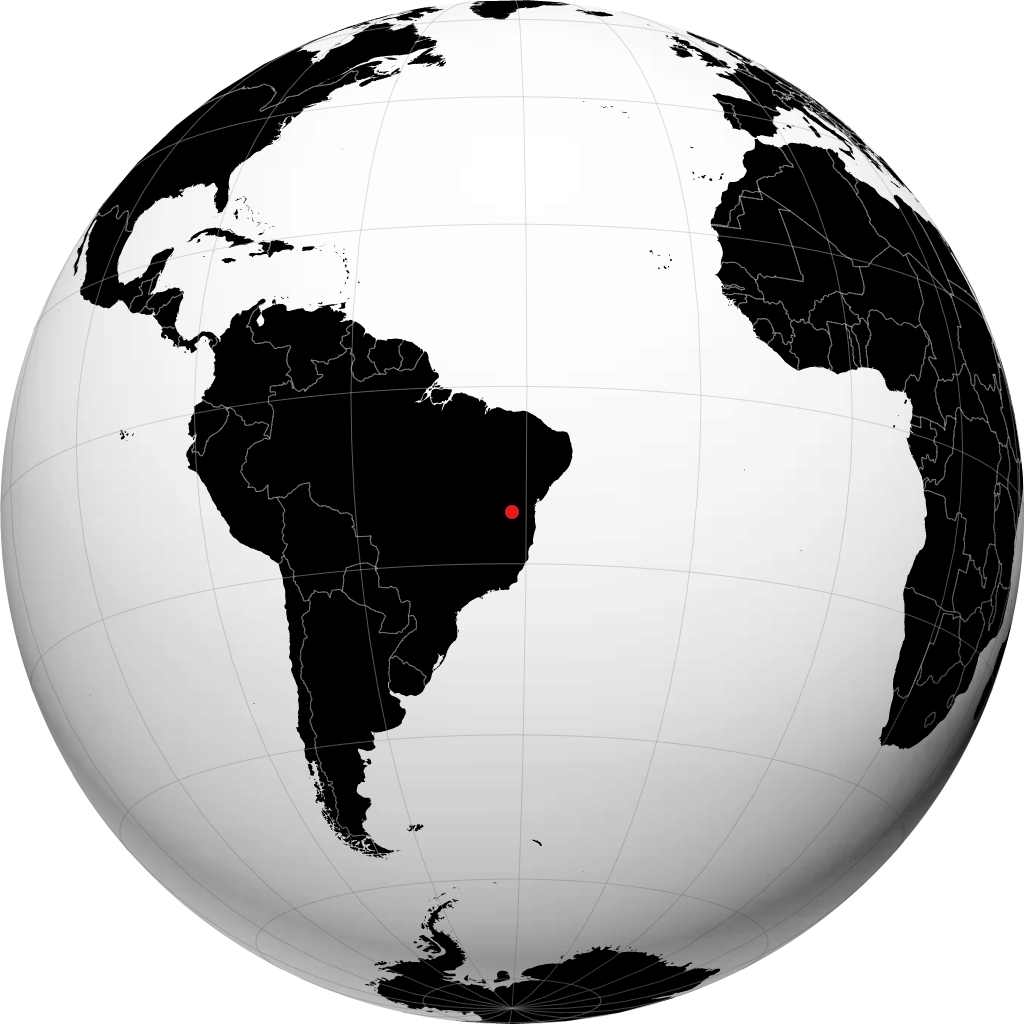 Brumado sur le globe