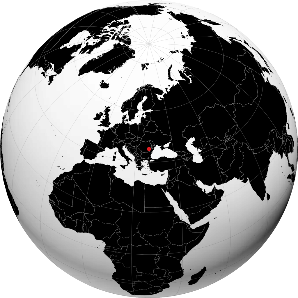 Buzău sur le globe