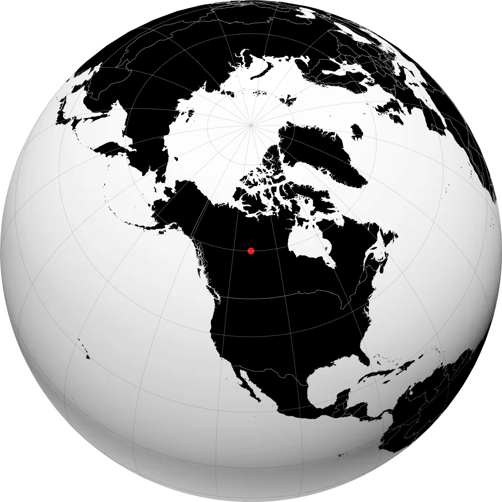 Fort Smith sur le globe