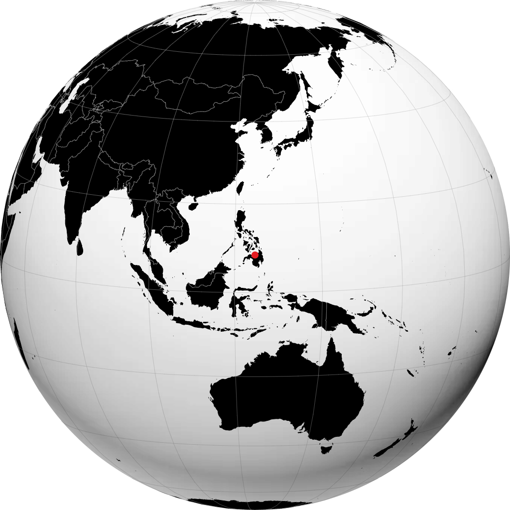 Cagayán de Oro sur le globe
