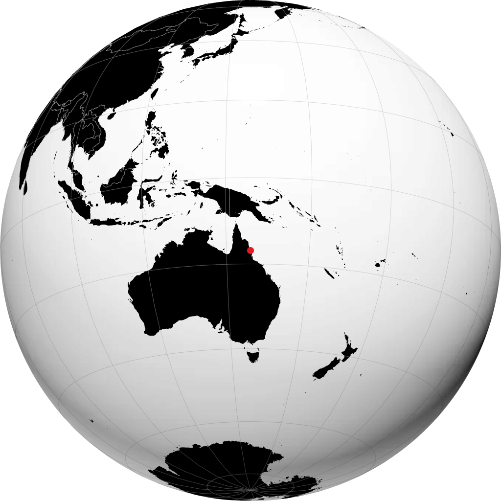Cairns sur le globe
