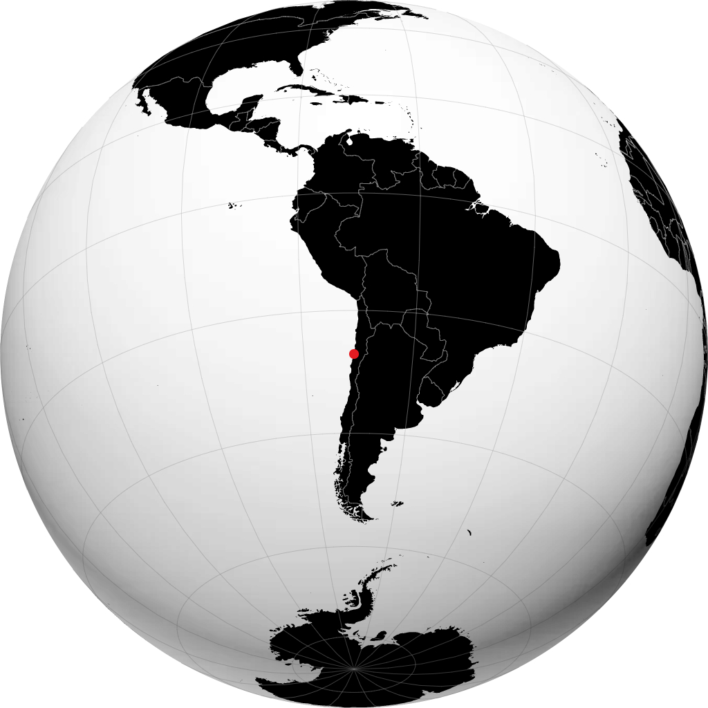 Caldera sur le globe