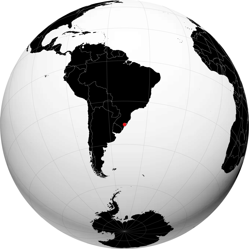 Camaquã sur le globe