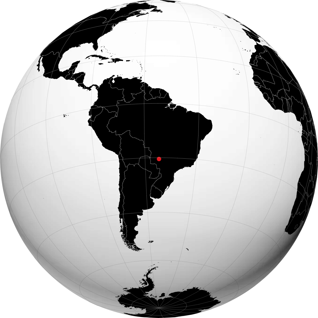 Campo Grande sur le globe