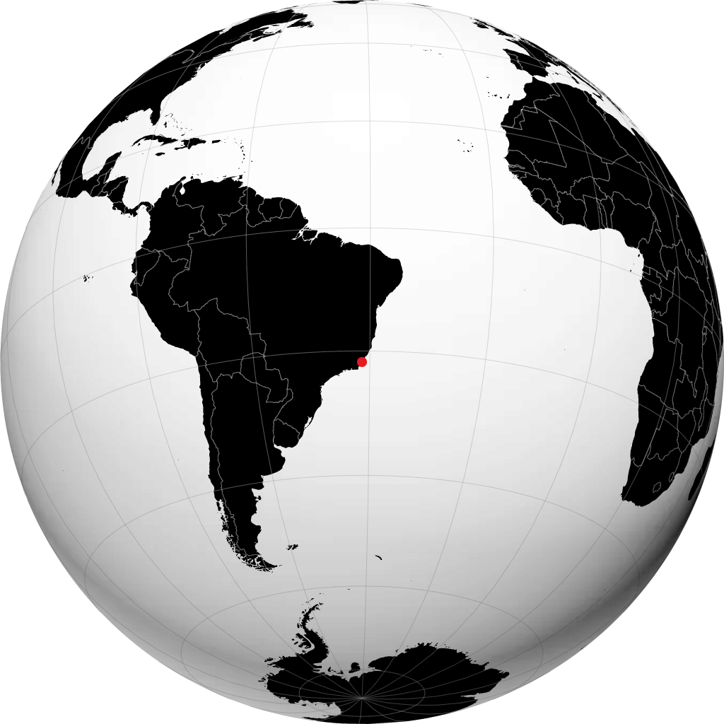 Campos dos Goytacazes sur le globe