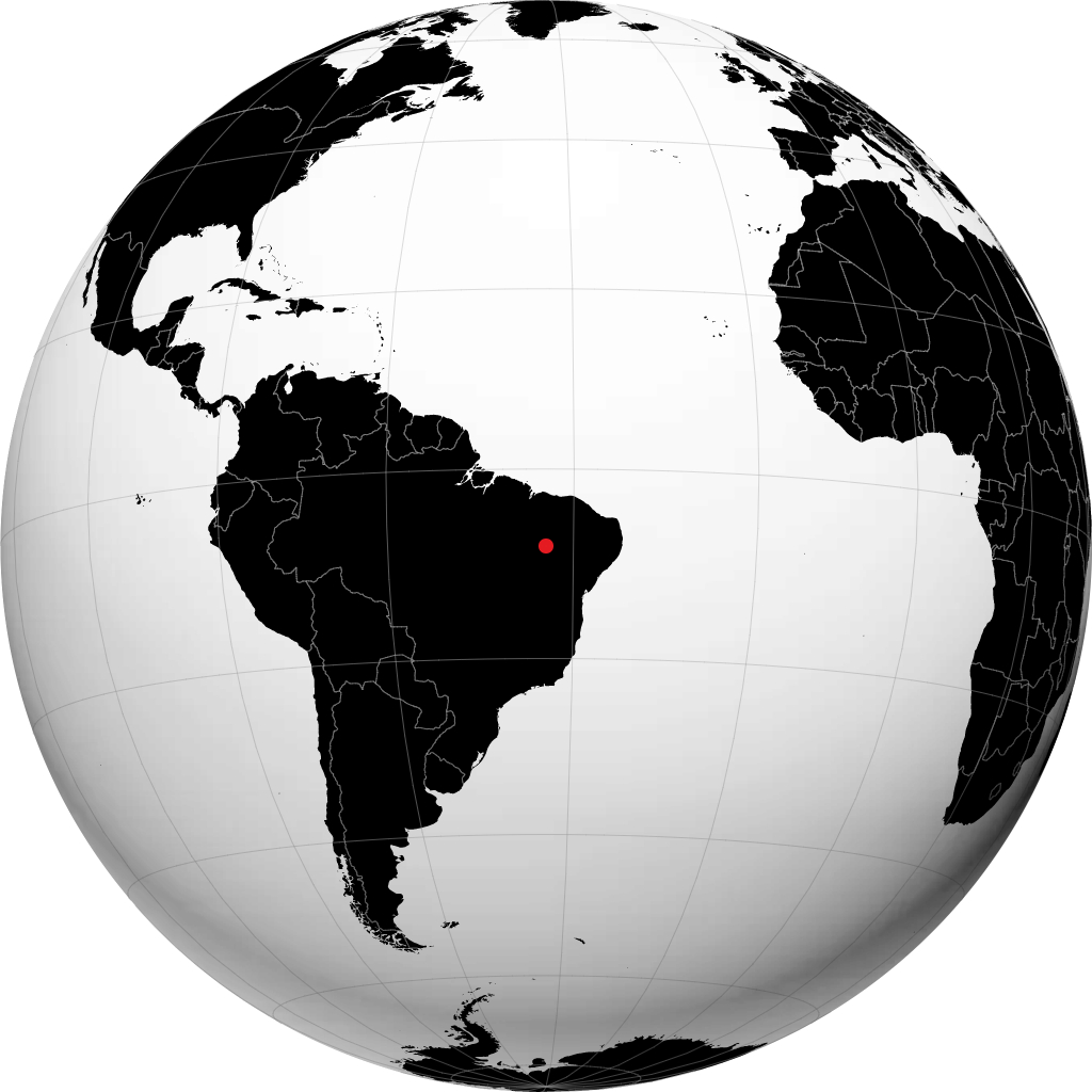 Canto do Buriti sur le globe