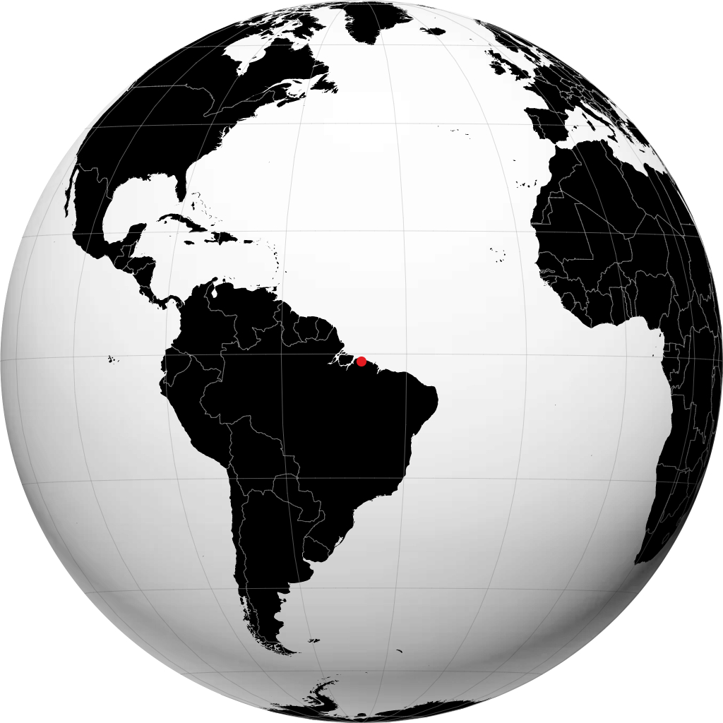 Capanema sur le globe