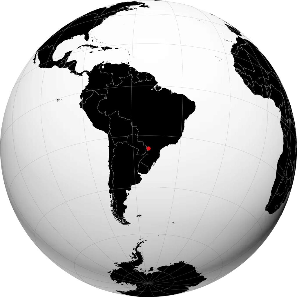 Cascavel sur le globe