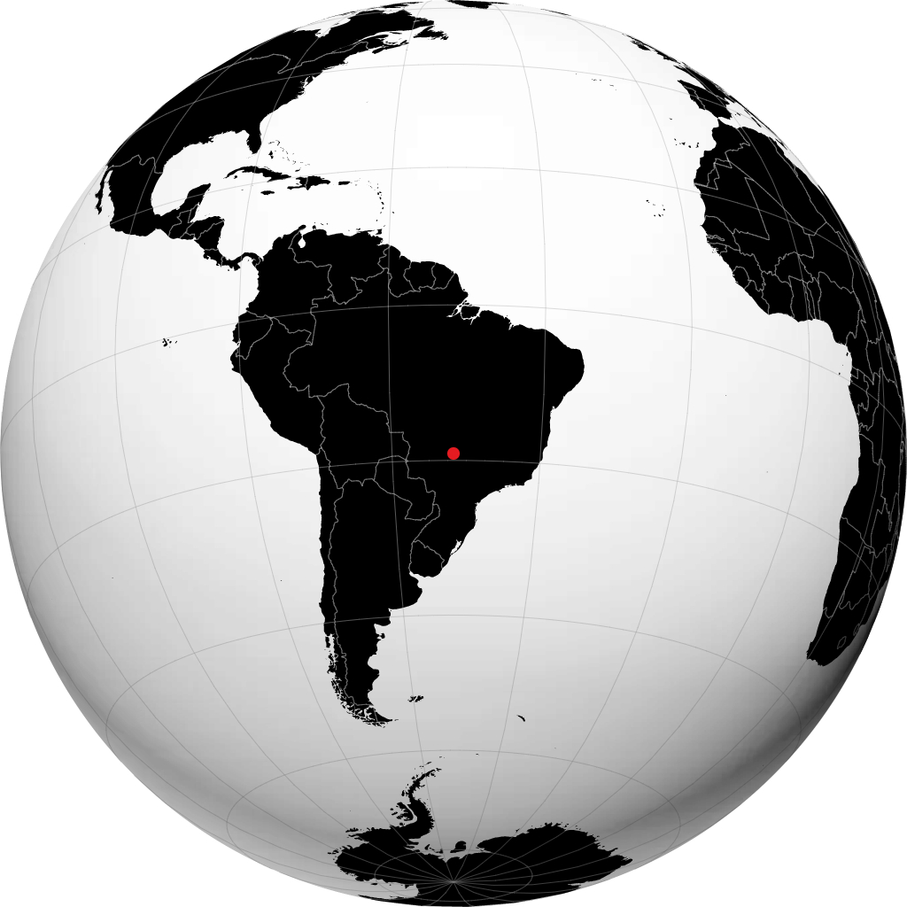 Cassilândia sur le globe