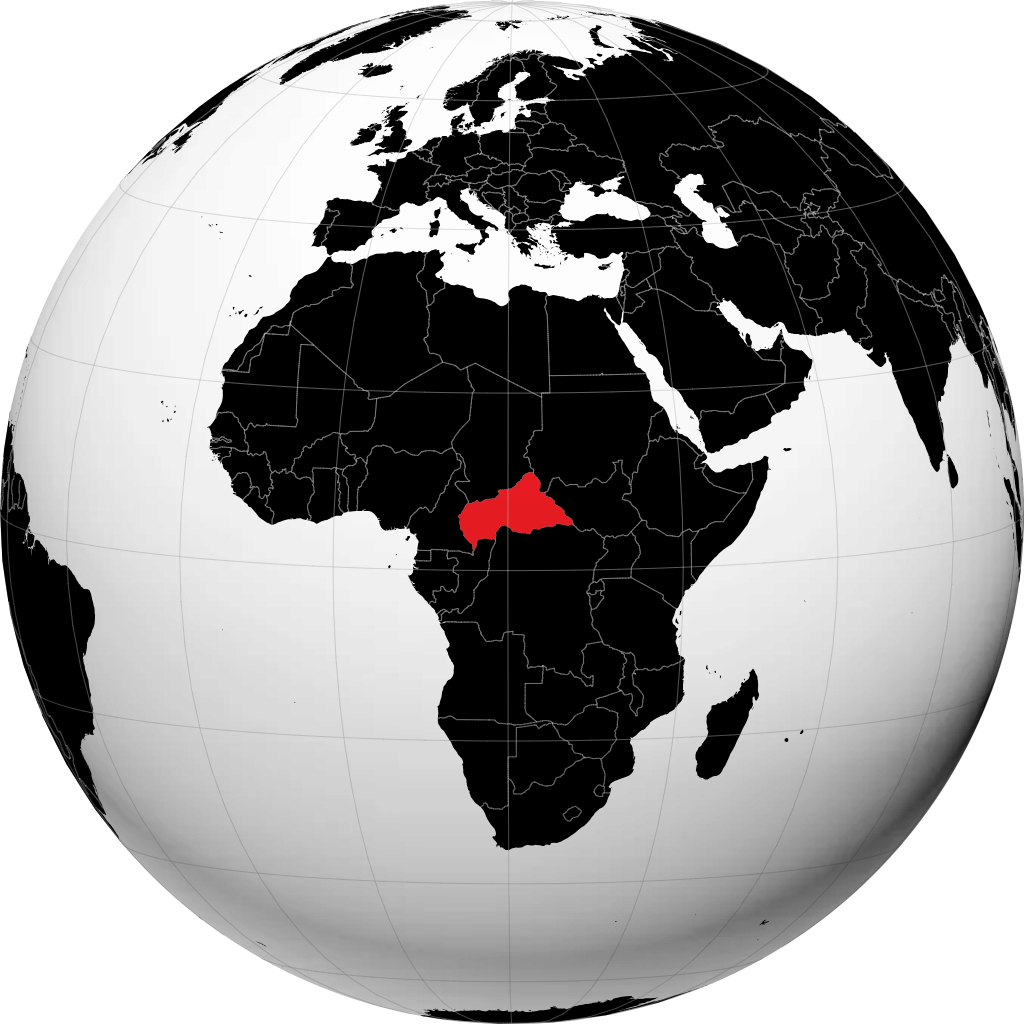 RCA sur le globe