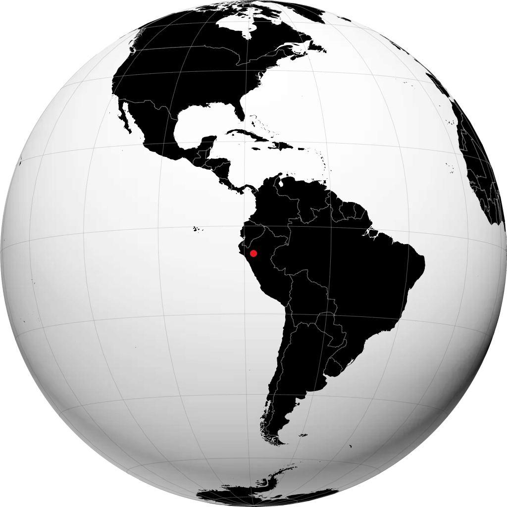 Chachapoyas sur le globe