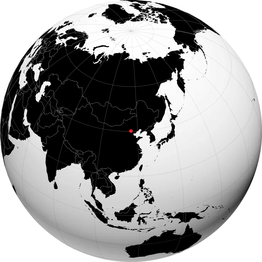 Changping sur le globe