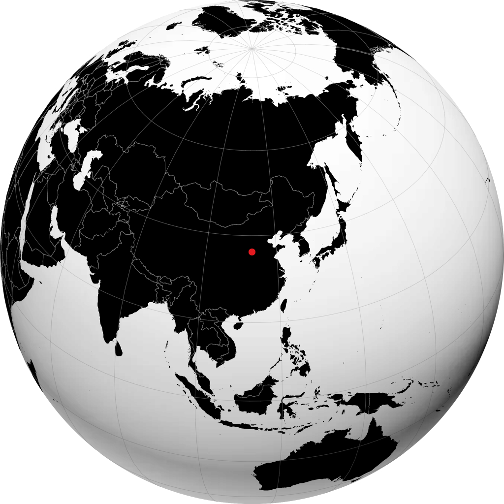 Changzhi sur le globe