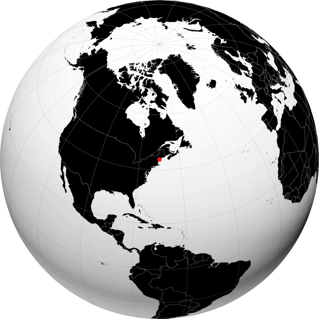 Chebeague Island sur le globe