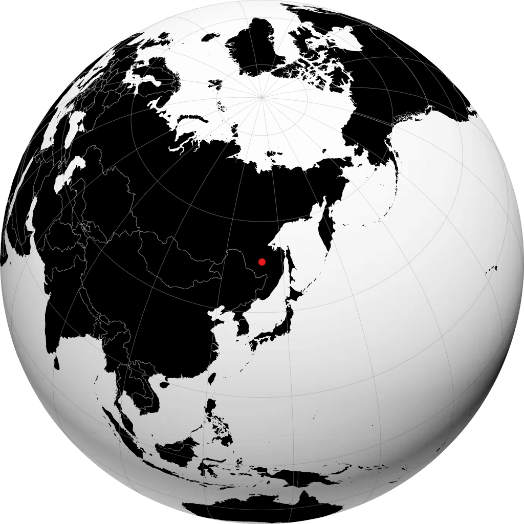 Chegdomyn sur le globe