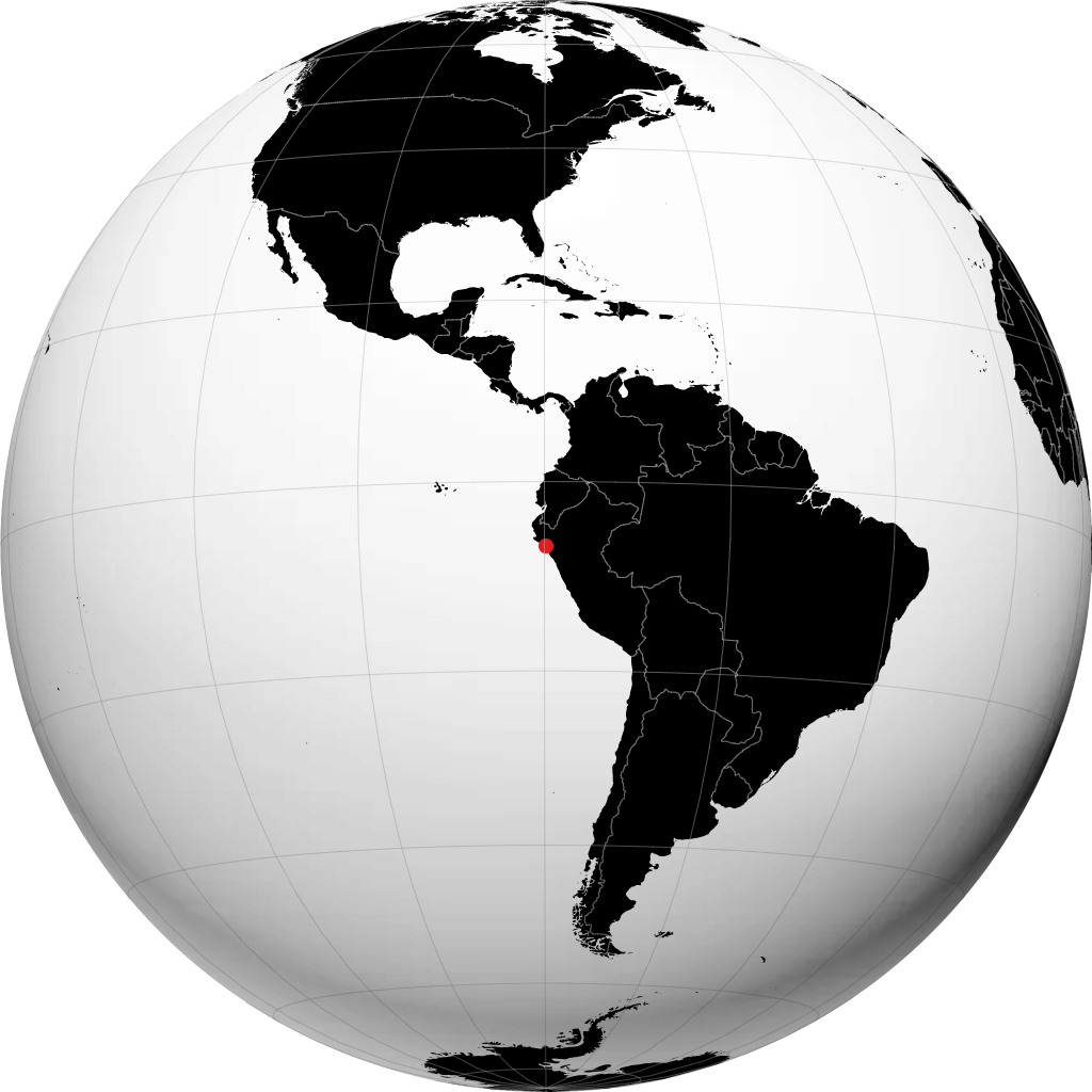 Chiclayo sur le globe