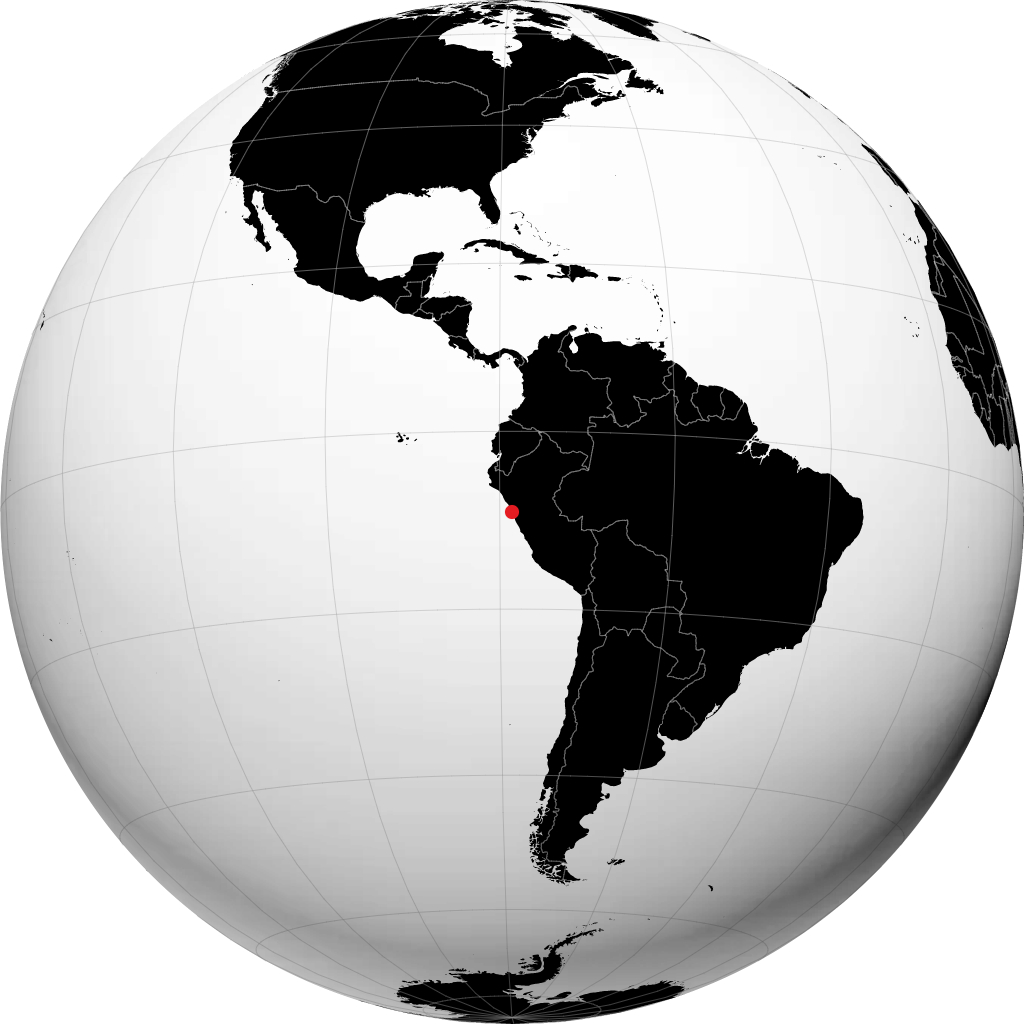 Chimbote sur le globe