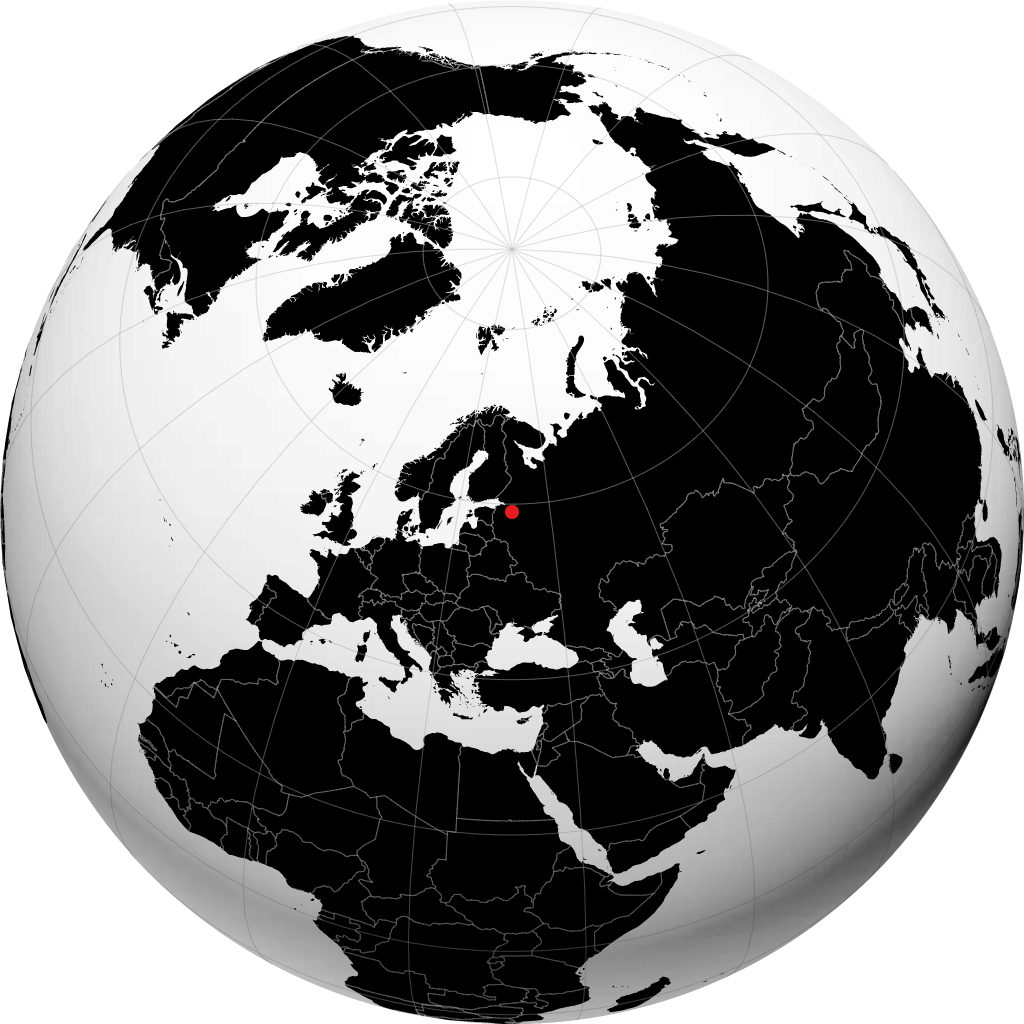 Chudovo sur le globe