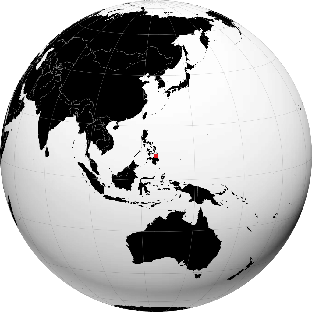 Butuan sur le globe