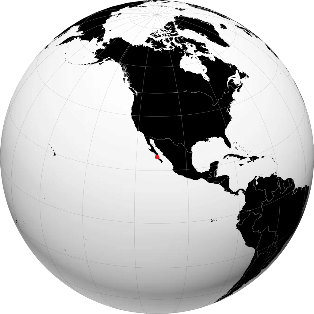 Ciudad Constitución sur le globe
