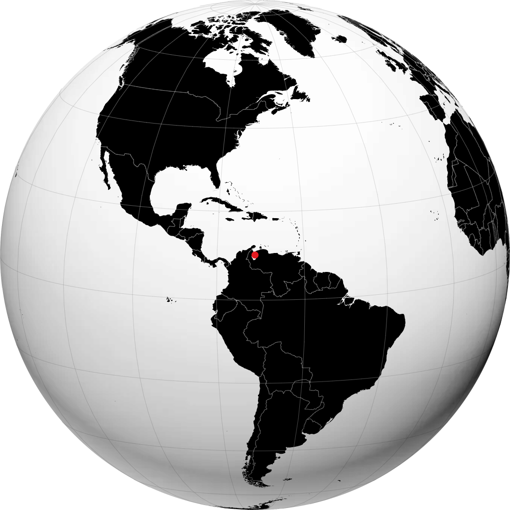 Ciudad Ojeda sur le globe