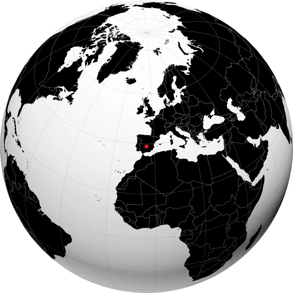 Ciudad Real sur le globe