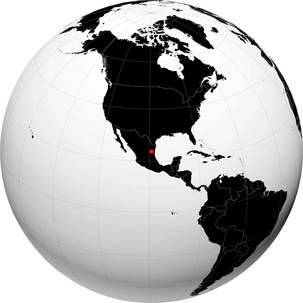 Ciudad Victoria sur le globe