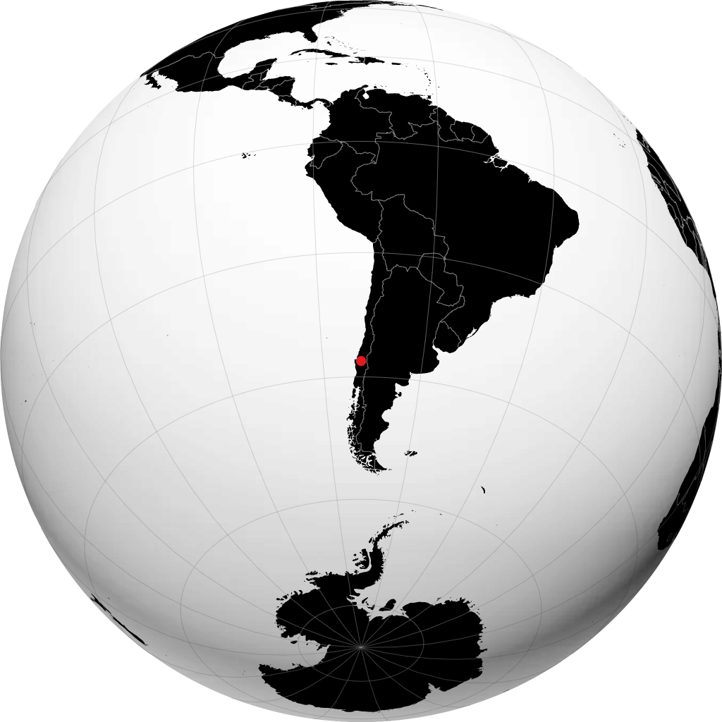Los Angeles sur le globe