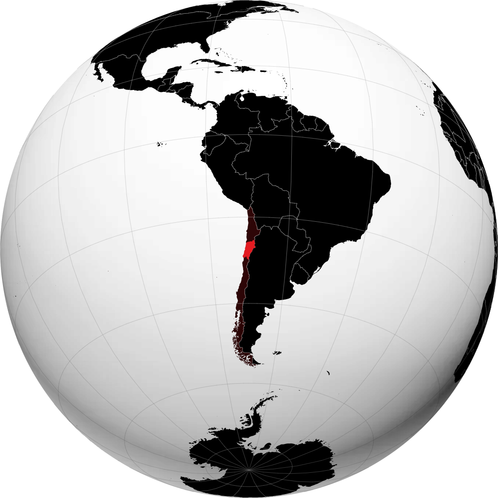 Atacama sur le globe