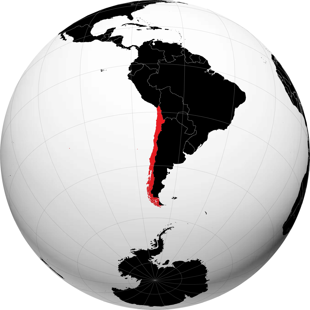 Chili sur le globe