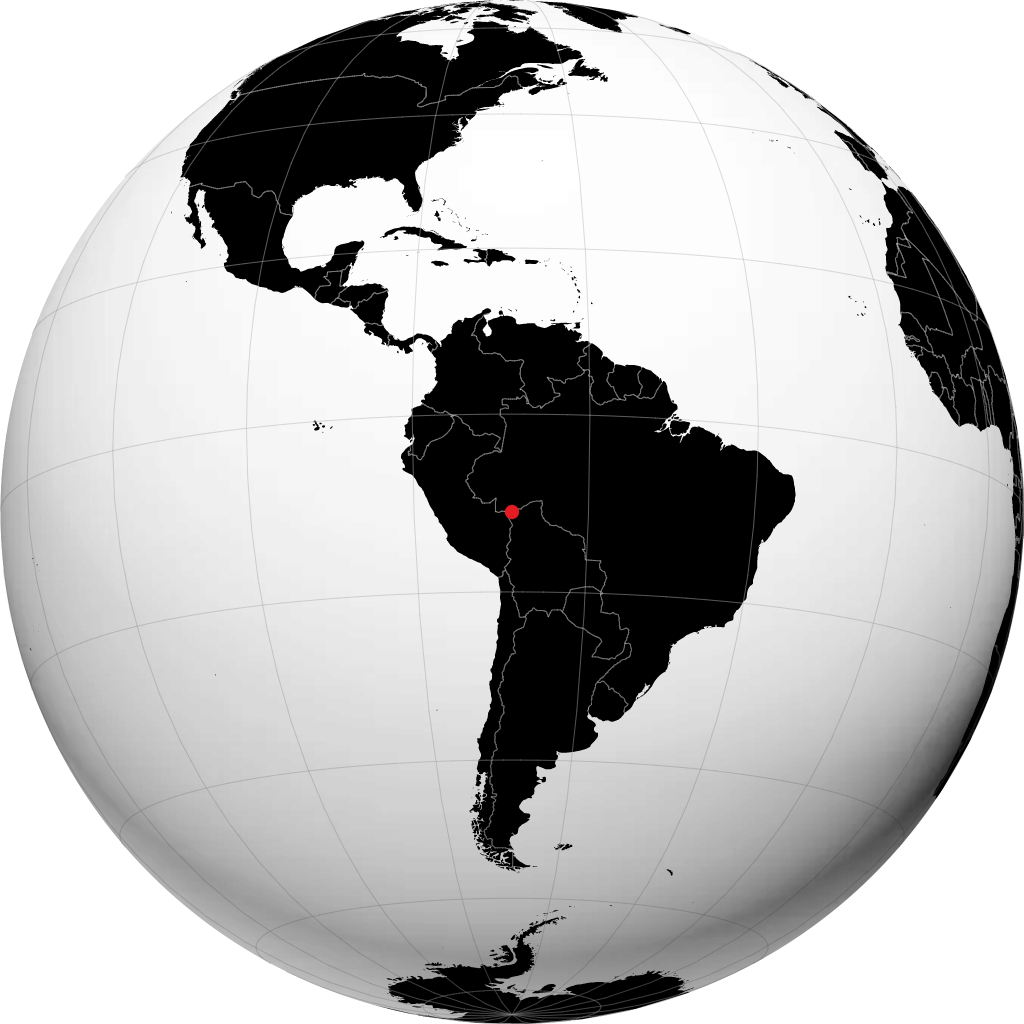 Cobija sur le globe