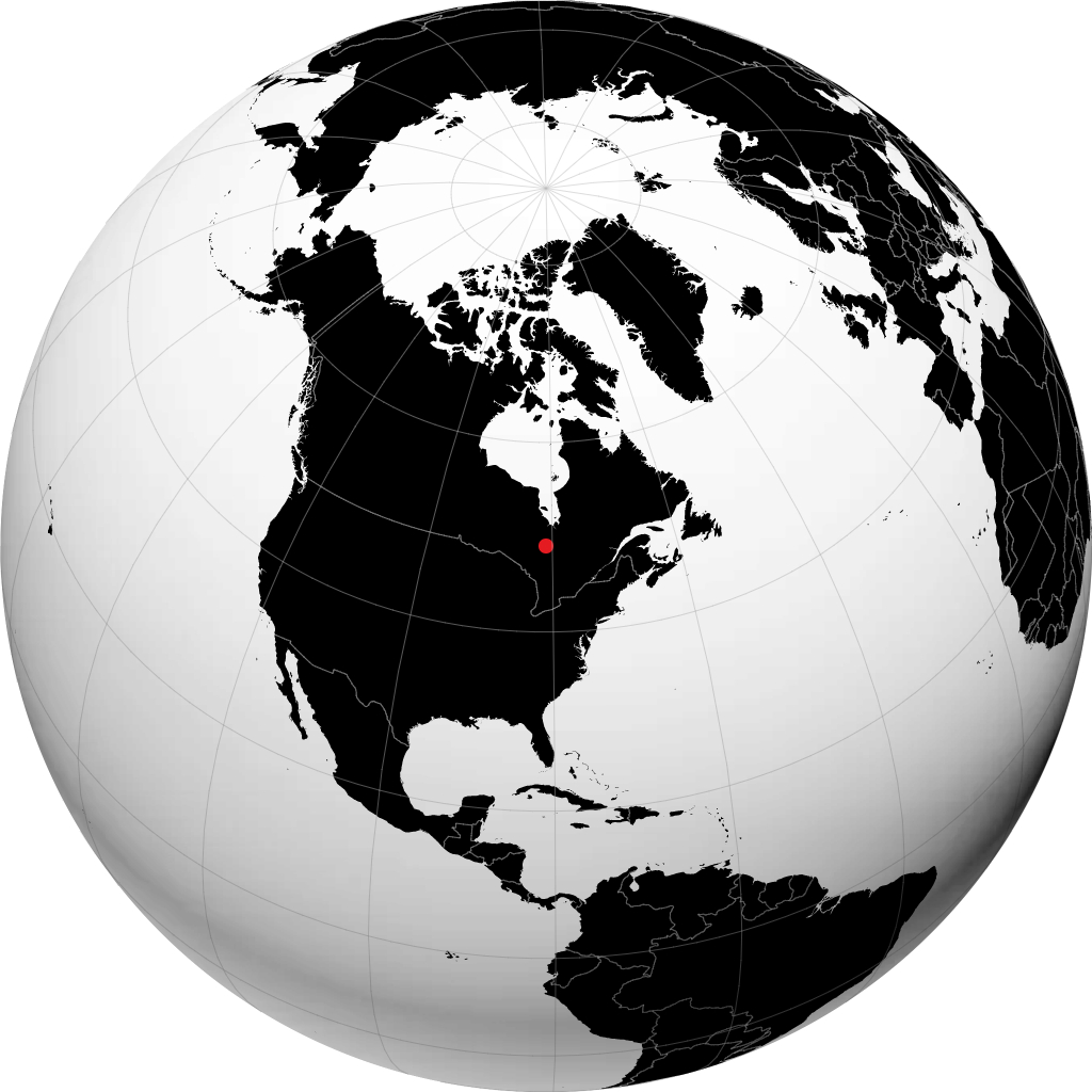 Cochrane sur le globe