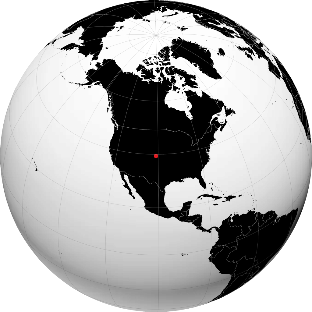 Colby sur le globe
