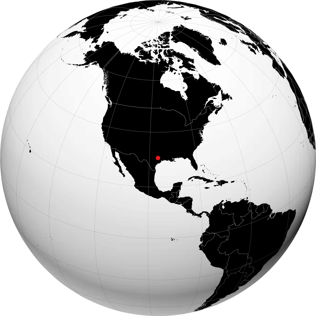 College Station sur le globe
