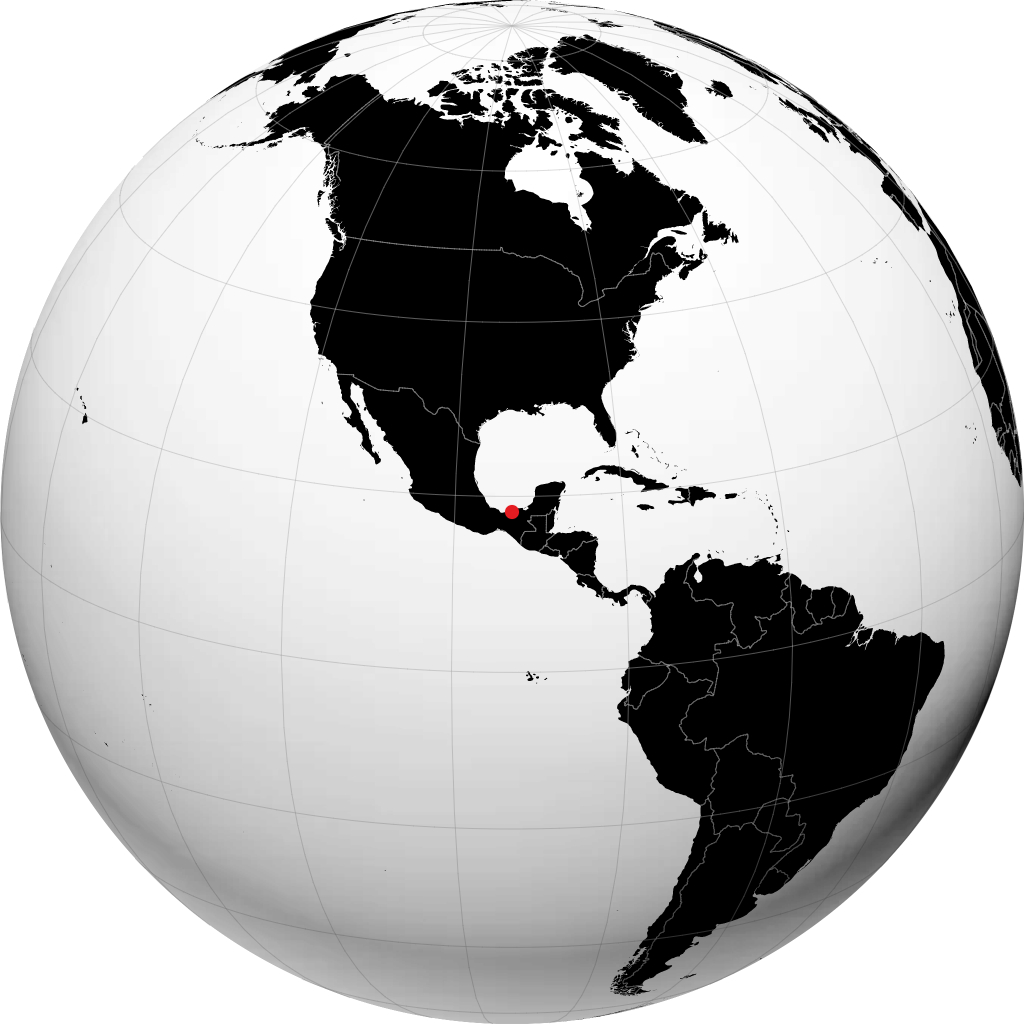 Comalcalco sur le globe