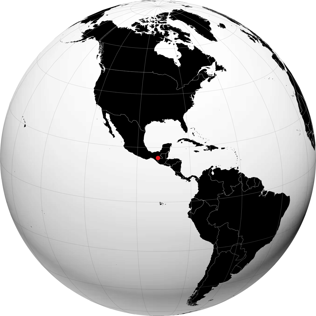 Comitán de Domínguez sur le globe