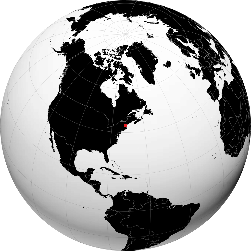 Concord sur le globe