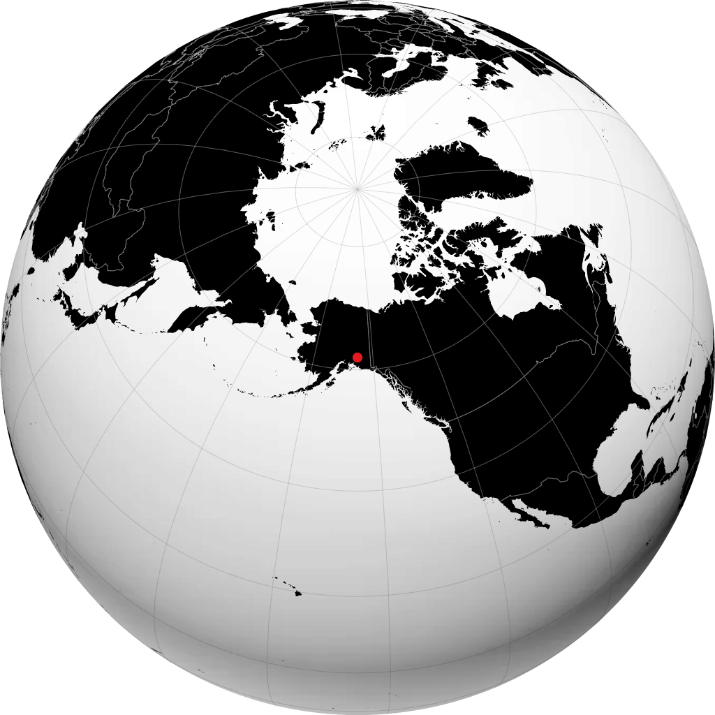 Copper Center sur le globe