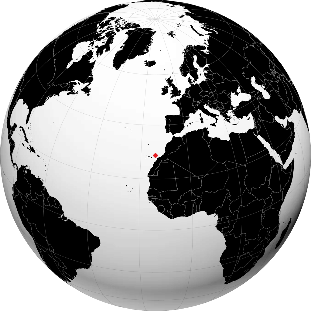 Corralejo sur le globe