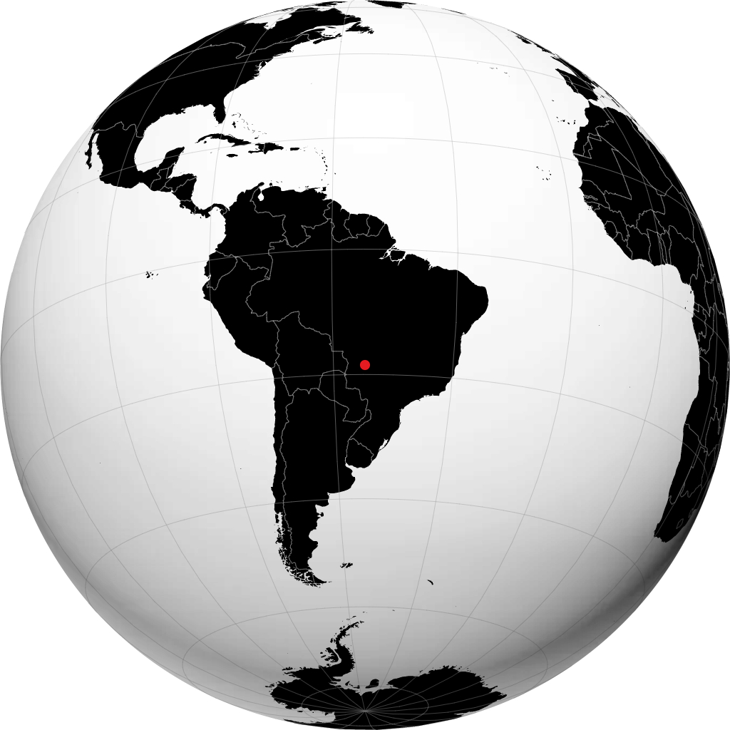 Coxim sur le globe