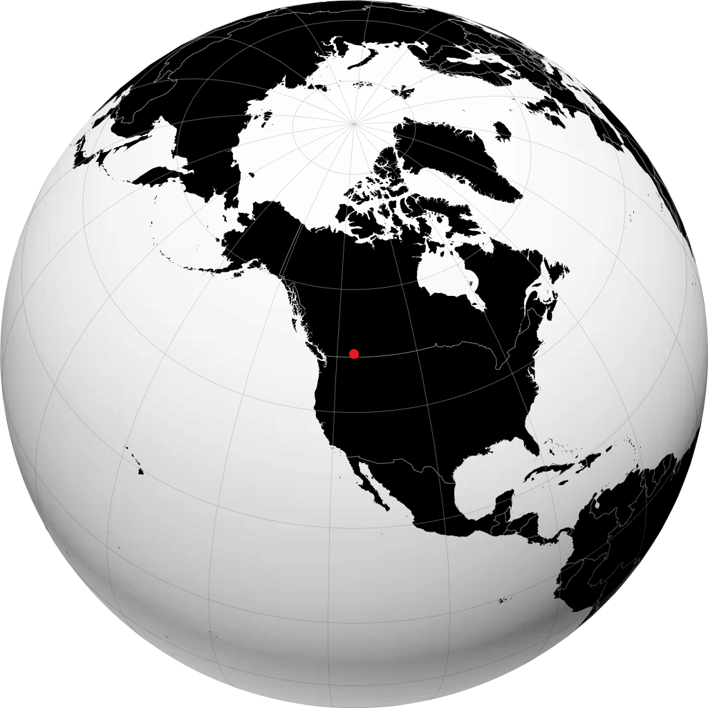 Cranbrook sur le globe