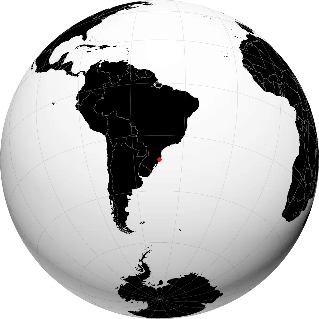 Criciúma sur le globe
